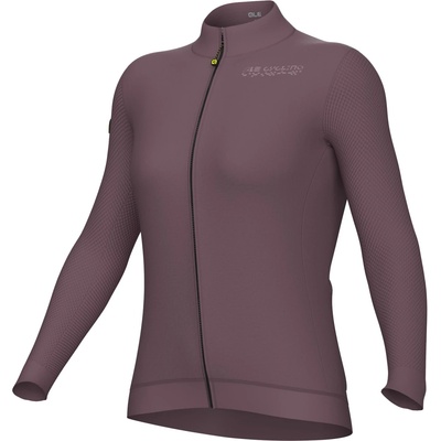 Alé Дамска фланелка с дълъг ръкав за колоездене Alé Women's PR-E Follow Me 2.0 L/S Jersey Cycling jersey - Mauve (156-2683-0113)