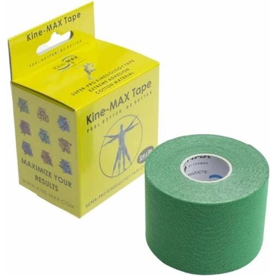 Kine-MAX Tape Super-Pro Cotton Kinesiology tejpovacia páska zelená 5 cm x 5 m