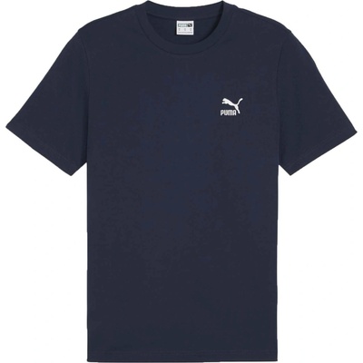 Puma Classic S Small Logo Tee tmavo modré biele