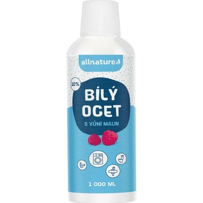 Allnature Bílý ocet 10% s vůní malin 1000 ml