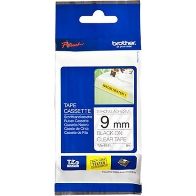 Páska Brother 9mm TZE121, čierna na priehľadnú