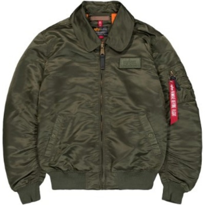 Alpha Industries CWU LW PM bunda pánska Dark green zelená