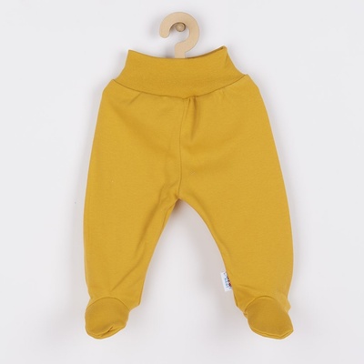 Dojčenské polodupačky New Baby Classic II horčicové