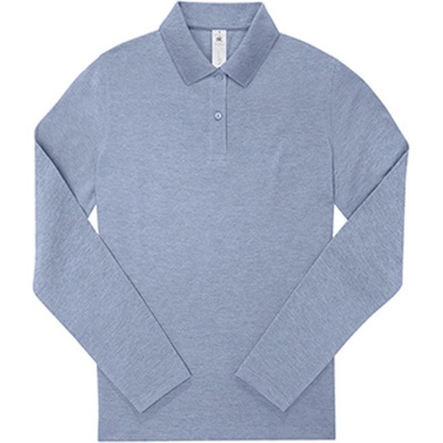 B&C Dámske polo tričko PW464 Heather Blue