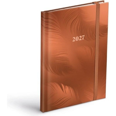 MFP T805 A5 Týdenní 2027 Lamino Ornament hnědý