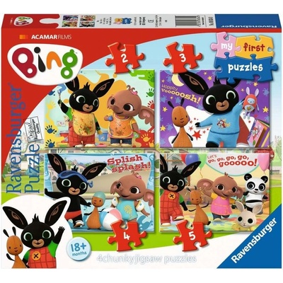 Ravensburger Moje první Bing Zábava s přáteli 4v1 2,3,4,5 dielov