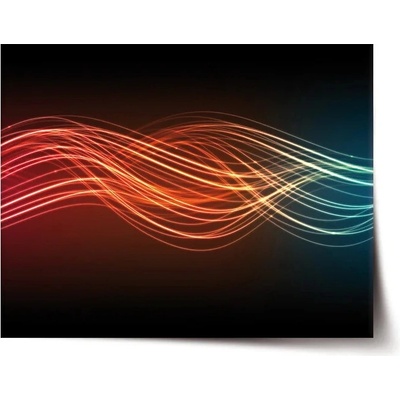 Sablio Plagát Abstrakcia strip - 60x40 cm