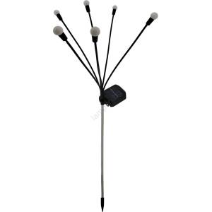 Baterie Centrum LED соларно осветително тяло 6xLED/1, 2V 300 mAh IP44 черно (BC0780)