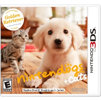 Nintendo Nintendogs + Cats Golden Retriever & New Friends (3DS)
