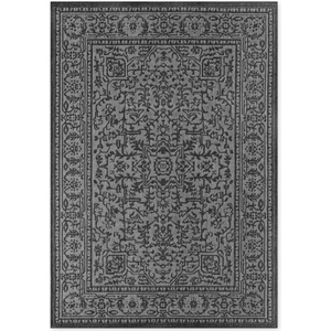 Hanse Home Черно-бял килим за открито и закрито 120x170 cm Duet Kona - NORTHRUGS (106248-120x170)