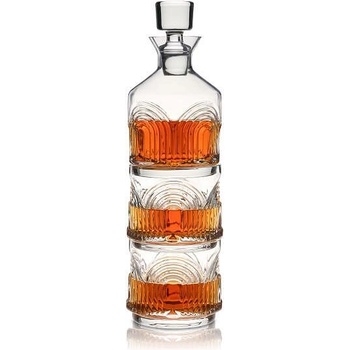 Viski (САЩ) Kомплект за уиски във винтидж стил viski beau от гарафа и 2 бр. чаши (viski 11279)