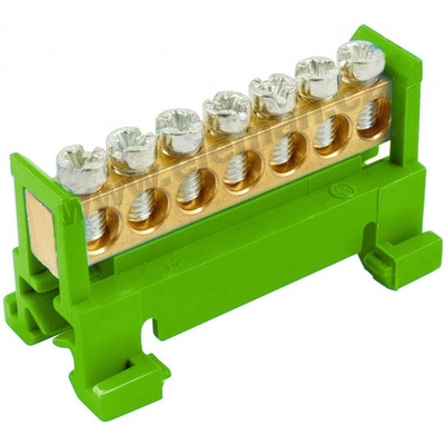 Eleman 1188341 svorkovnice na DIN lištu můstek PE