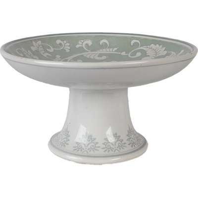 Clayre & Eef Porcelánová mísa na noze Vintage Unique S 21 x 11 cm