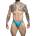 Justin+Simon Classic Tanga Aqua M