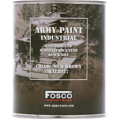 FOSCO Farba ARMY náterová 1l RAL 8027 HNEDÁ