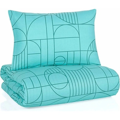 BedTex bavlna obliečky Geo Aquatic Awe 100% bavlna renforcé 70x90 140x200