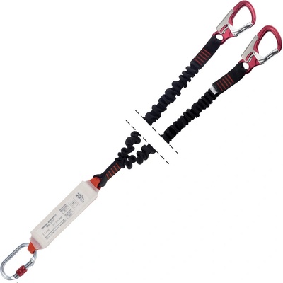 Lanyard CAMP Shock Absorber Rewind Double – Zboží Mobilmania