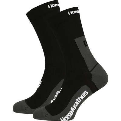 Horsefeathers Мъжки чорапи за колоездене Horsefeathers Cadence Long Bike Socks Cycling socks - Black - размер 44-47 (EU) (207-1218-0113)