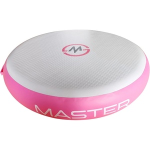MasterJump Надуваем модул еъртрак MASTER диаметър 100 x 20 cm - сив - розов (MAS-B886-grey-pink)