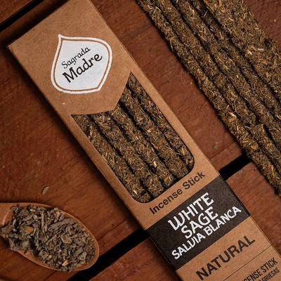 Sagrada Madre vonné tyčinky Natural Bílá šalvěj 8 ks