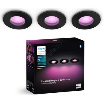 Philips Philips-К-кт 3x LED RGBW Димируема лампа за баня Hue XAMENTO 1xGU10/4, 2W IP44 (P6195)