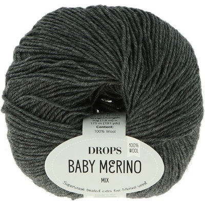 Drops Baby Merino 20 tmavě šedá