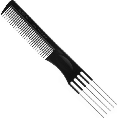 Eurostil Comb w/ 5 metallic pins tupírovací hrebeň s kovovými vidličkami 01469 19,5 cm