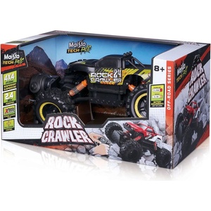 Maisto Радиоуправляем джип Maisto Tech Rock Crawler - 4WD, черен (82746) - baby