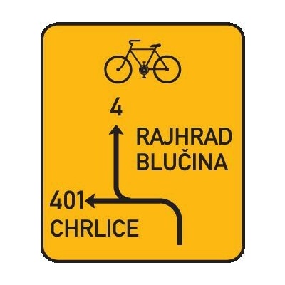 PROFIBA Značka "Návěst před křižovatkou pro cyklisty"
