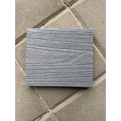 HEDVÁBNĚ ŠEDÉ Plotové prkno WPC 20 x 140 x 2200 mm