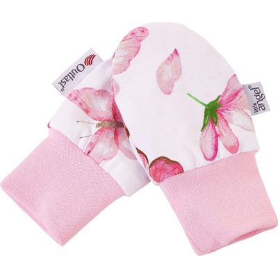 Little Angel Rukavice podšité kojenecké Outlast růžový motýl/růžová baby