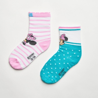 Minnie Mouse Minnie Detské ponožky 2-balenie