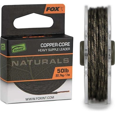 Fox Fox šňůrka Edges Naturals Copper Core 50 lb 7 m