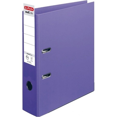 HERLITZ Pořadač pákový -A4 8 cm PP fialový