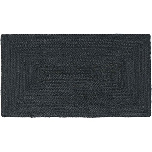 vidaXL Килим за площ Тъмносиво 60 x 110 cm юта (42010424)