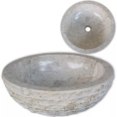 vidaXL 40 cm cream marble (242673)