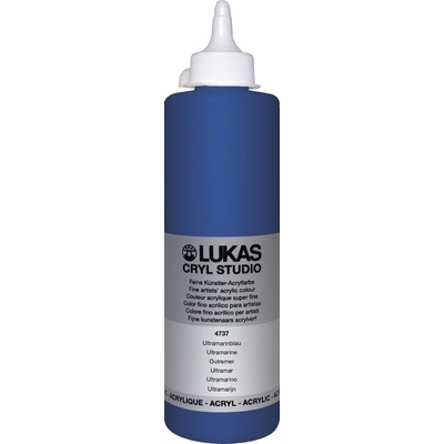 LUKAS Cryl Studio Plastic Bottle АКРИЛНА боя Ultramarine 500 ml 1 бр (747370500)