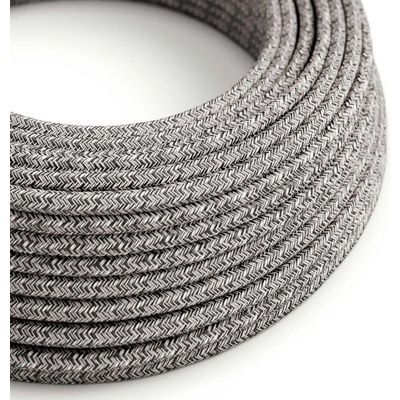Creative Cables RS81 2x0,75mm² černý onyx se třpytem 1 m