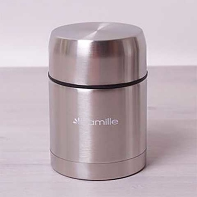 Kamille Termoska na jídlo odstíny šedé 500 ml