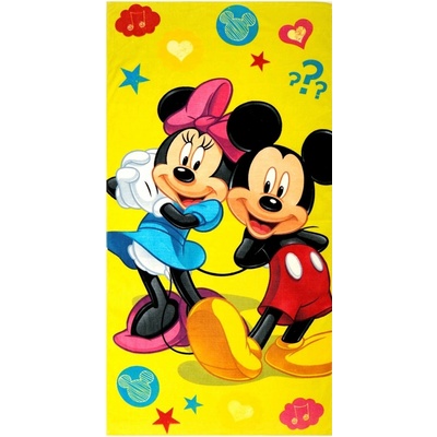 Jerry Fabrics Osuška Mickey a Minnie 2015 75x150 cm