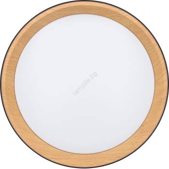 Solight WO8016 - LED Димируем плафон LARIOS LED/48W/230V+д. у. Ø 39 см черен (SL1611)