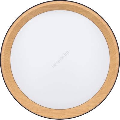 Solight WO8016 - LED Димируем плафон LARIOS LED/48W/230V+д. у. Ø 39 см черен (SL1611)