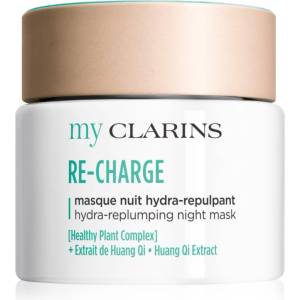 Clarins My Clarins Re-Charge Hydra-Replumping Night Mask енергизираща маска за лице за сияен вид на кожата 50ml