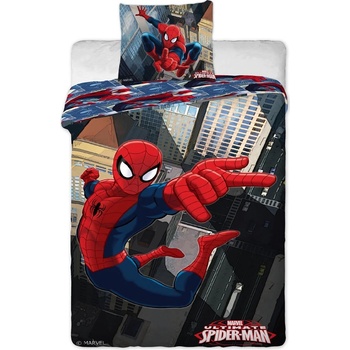 Jerry Fabrics Obkiečky Spiderman new 2014 bavlna 140x200 70x90