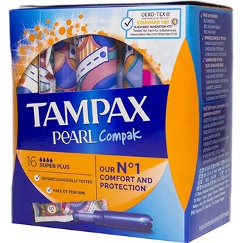 Tampax Compak Pearl Super plus 16 ks