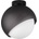 Ideal Lux - Таванен осветител BLOOM 1xE27/42W/230V, диаметър 22 см, черен (ID366586)