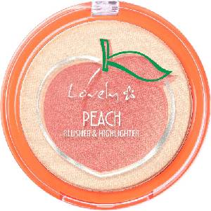 Lovely Руж и хайлайтър за лице Peach, 7 g - baby