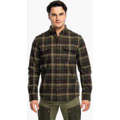 Fjällräven Singi Heavy Flannel košel'a black/deep forest