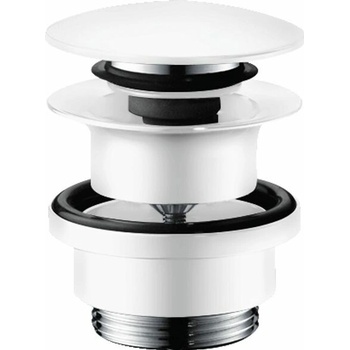 Hansgrohe Umyvadlová výpust click-clack, matná bílá 50100700