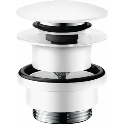 Hansgrohe Umyvadlová výpust click-clack, matná bílá 50100700